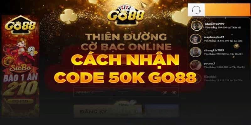 Cách sử dụng code go88 chuẩn và hiệu quả